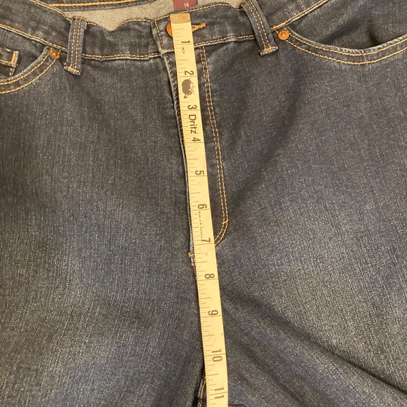 GLORIA VANDERBILT CAPRI JEANS AMANDA SKIMMER HIGH RISE SIZE 14 - Picture 5 of 9